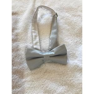 Men's Gray Bow Tie‎ Adjustable Length